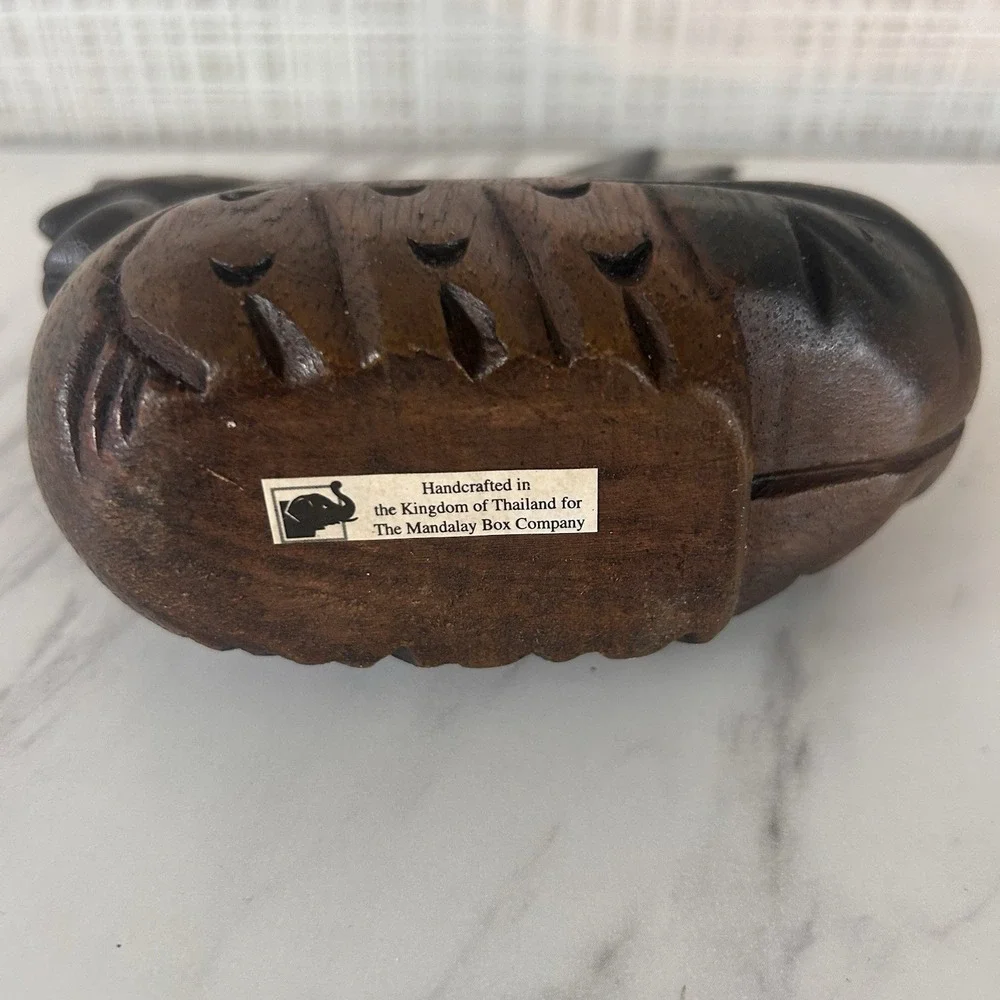 Handcrafted Carved Mandalay Box Co. 6